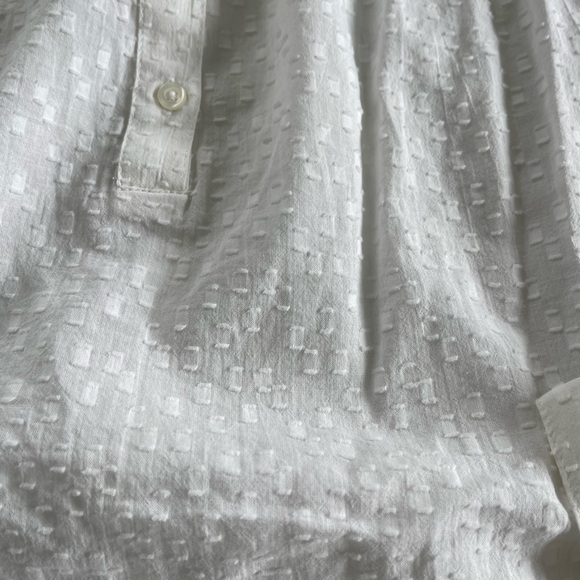 GAP White Ruffled Blouse - Picture 3 of 3